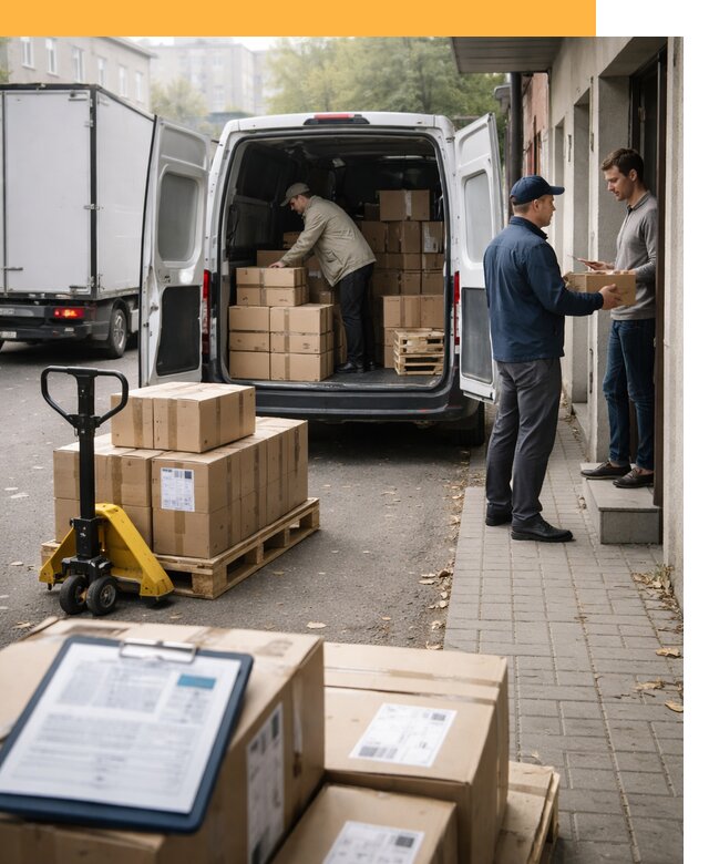Доставка грузов от двери до двери с таможней от 48137 руб.