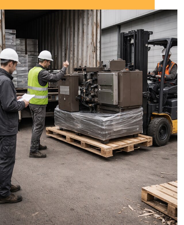 Доставка промышленного оборудования из Европы от 48137