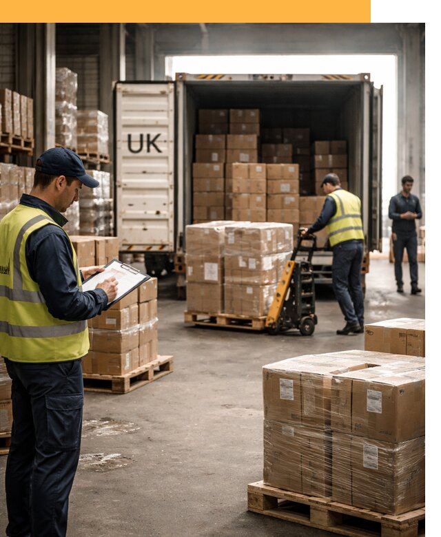 Доставка грузов из Великобритании с таможенным оформлением от 13371