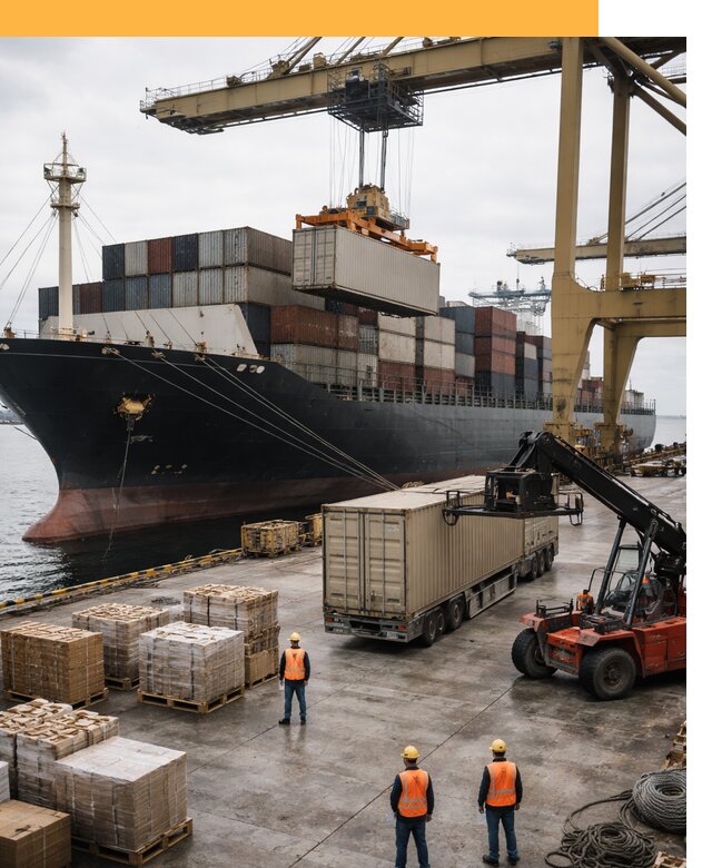 Морские перевозки из Индии: доставка FCL/LCL, таможня от 128364