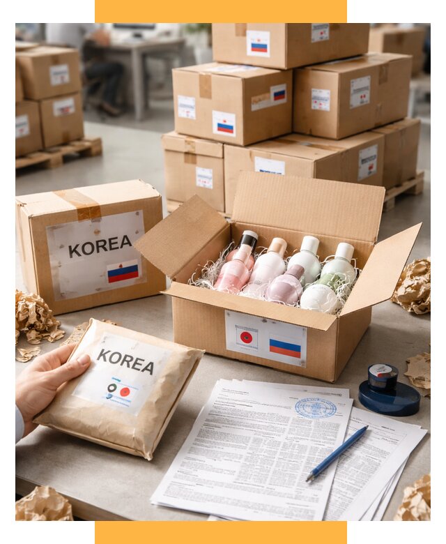 Доставка косметики из Кореи от 9092 р. под ключ | СетСервис-Свм