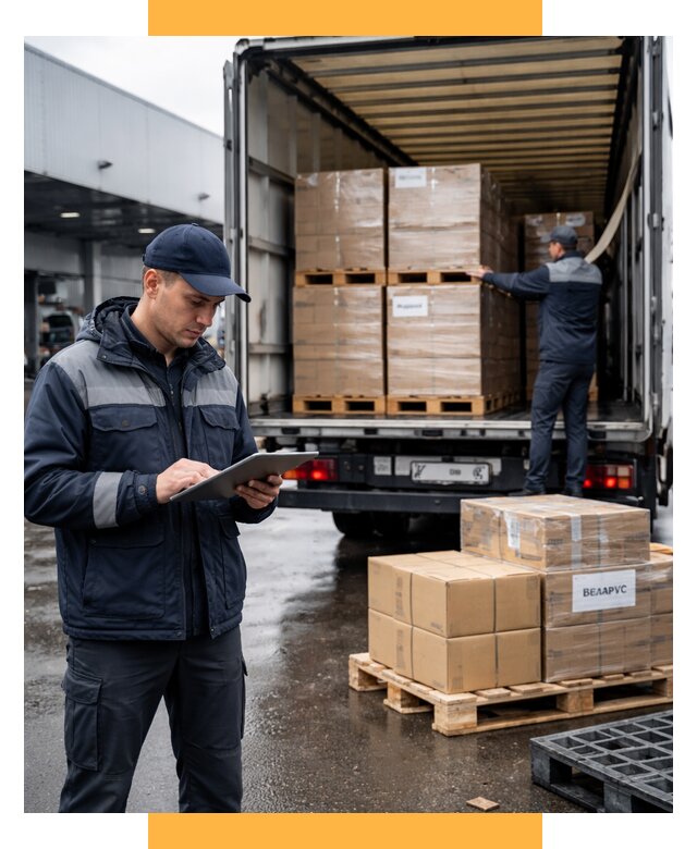 Доставка грузов из Беларуси от 16046 р. логистика СетСервис-Свм