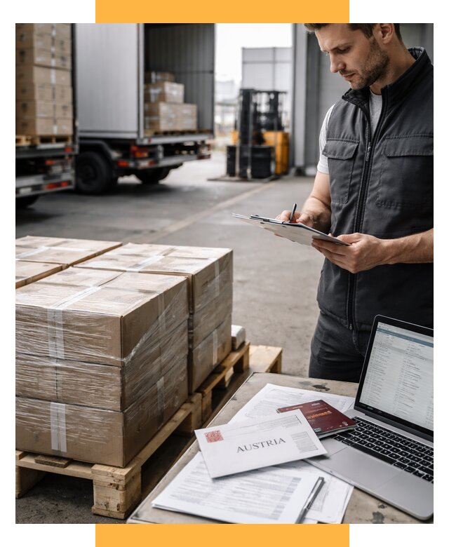 Доставка в Австрию от 69531 р. Логистика и экспорт СетСервис-Свм