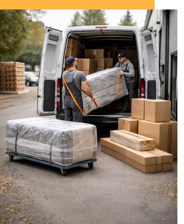 Перевозка мебели по России и за рубеж с таможней от 8023