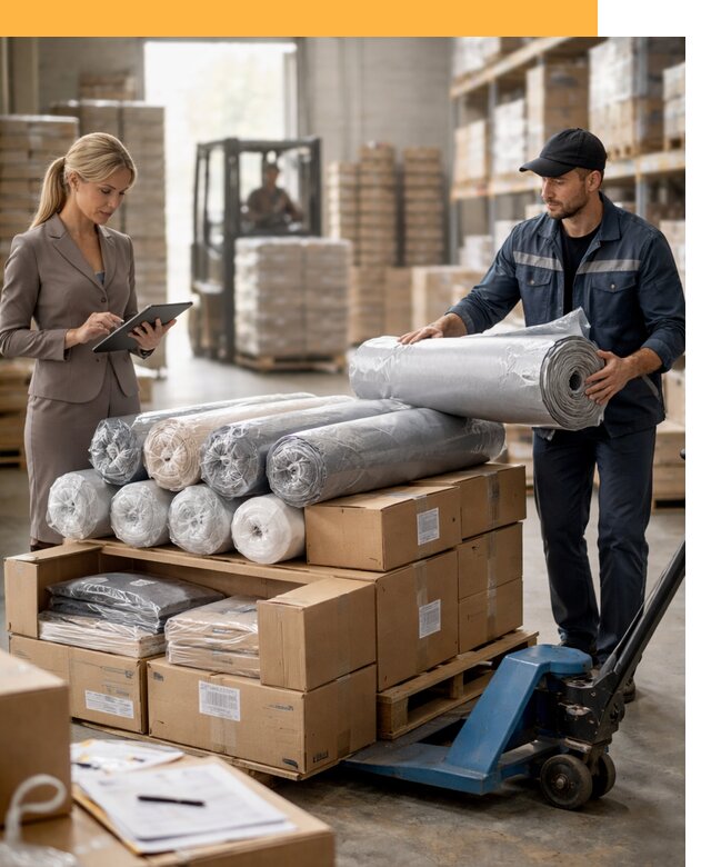 Перевозка текстиля по миру от 16046 руб. с таможней и страхованием