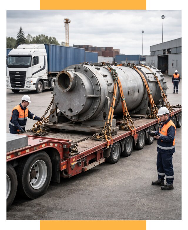Перевозка тяжеловесных грузов под ключ от 160455 р. | СетСервис-Свм