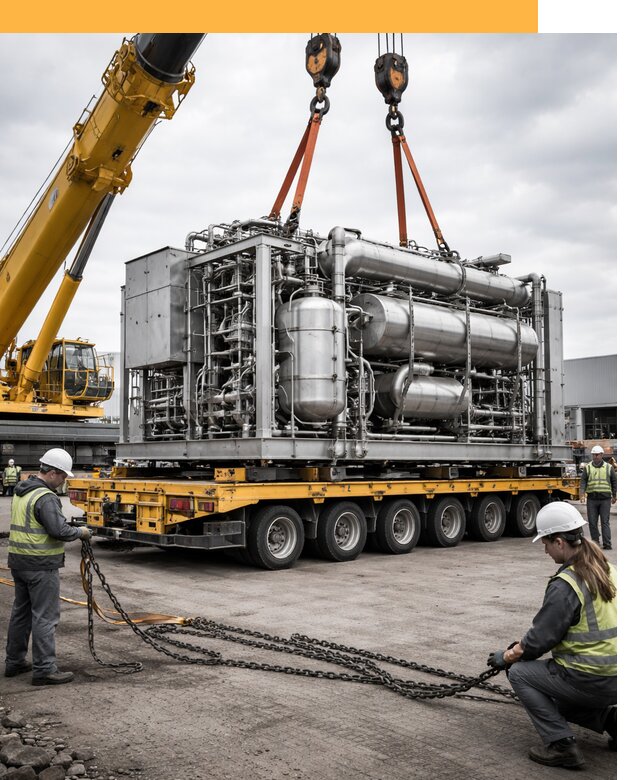 Перевозка тяжеловесных грузов по миру от 160455 руб