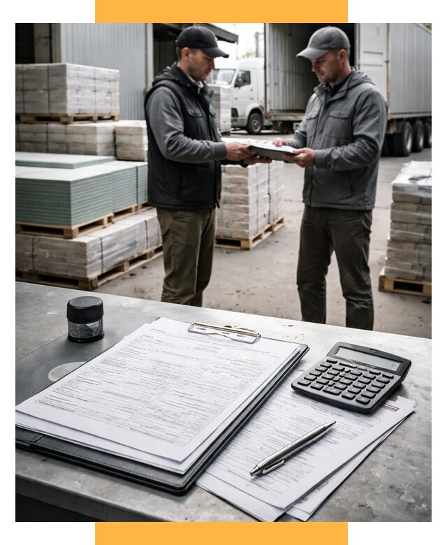 Таможенное оформление стройматериалов от 9092 р. | СетСервис-Свм