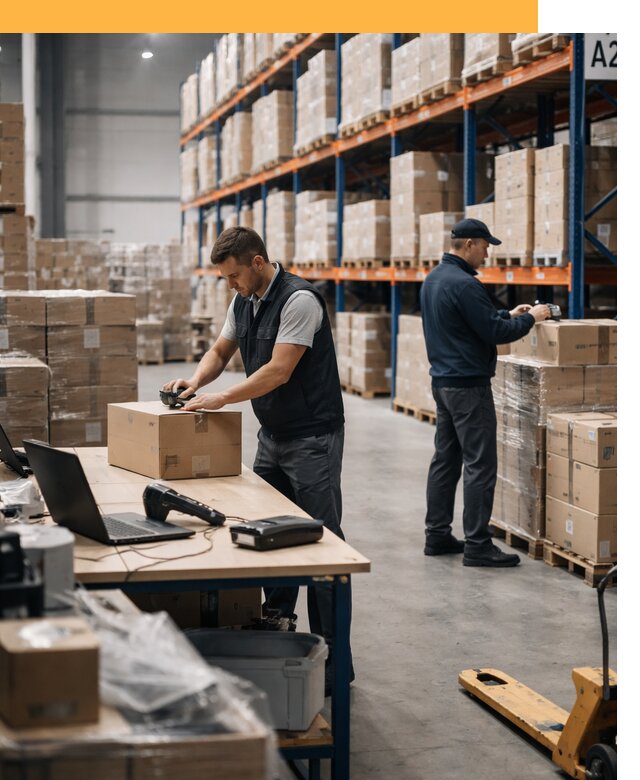 Склад консолидации в Европе: хранение, сортировка от 6953